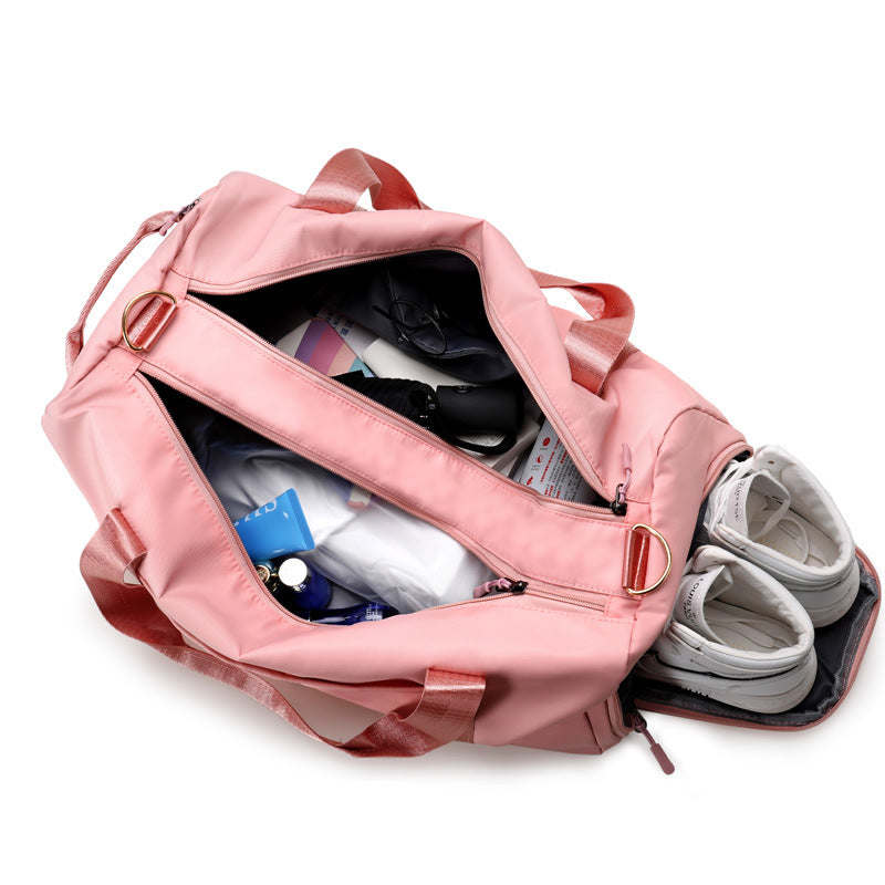 Water-Resistant Fitness Travel Duffel Bag - Versatile Weekender for Men and Women