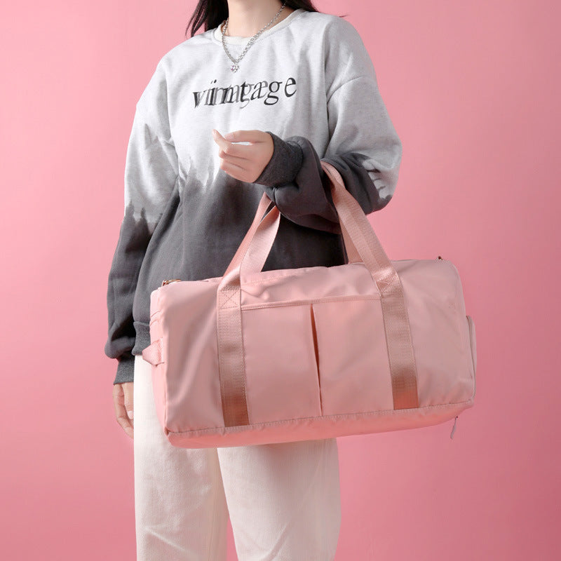 Water-Resistant Fitness Travel Duffel Bag - Versatile Weekender for Men and Women