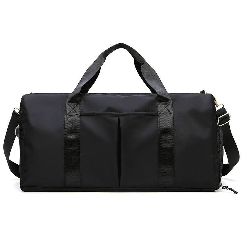 Water-Resistant Fitness Travel Duffel Bag - Versatile Weekender for Men and Women