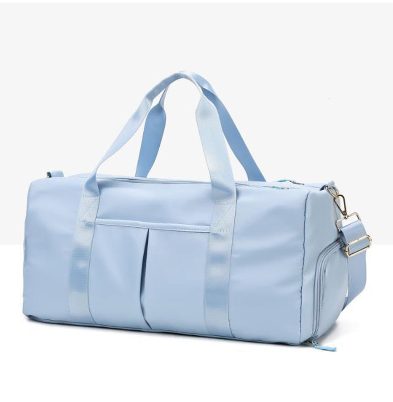 Water-Resistant Fitness Travel Duffel Bag - Versatile Weekender for Men and Women