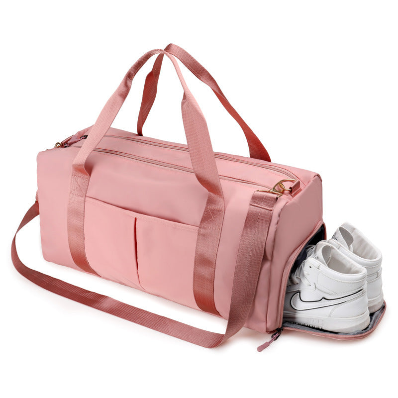 Water-Resistant Fitness Travel Duffel Bag - Versatile Weekender for Men and Women