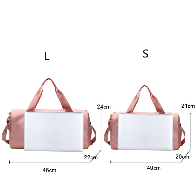 Water-Resistant Fitness Travel Duffel Bag - Versatile Weekender for Men and Women