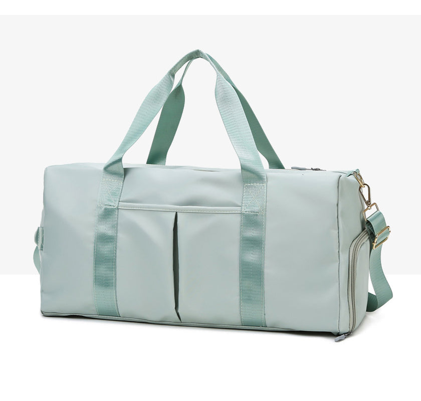 Water-Resistant Fitness Travel Duffel Bag - Versatile Weekender for Men and Women