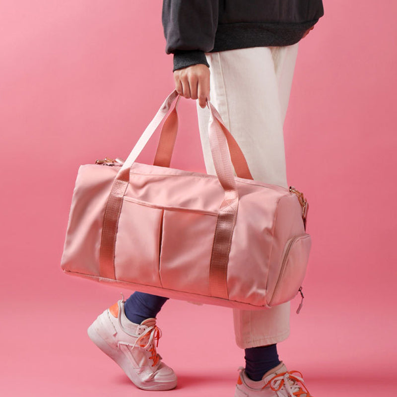Water-Resistant Fitness Travel Duffel Bag - Versatile Weekender for Men and Women