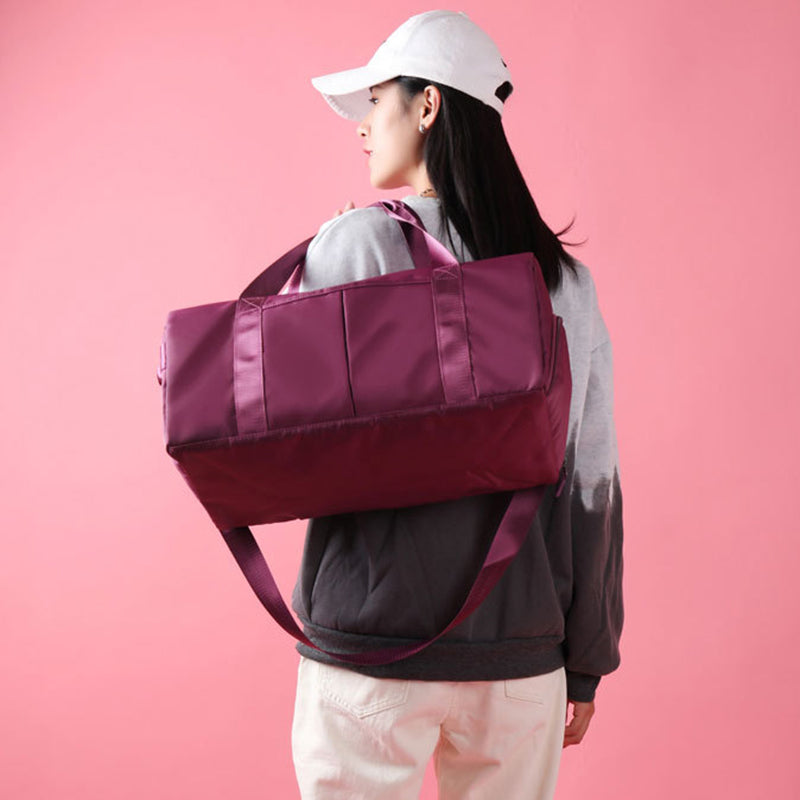 Water-Resistant Fitness Travel Duffel Bag - Versatile Weekender for Men and Women