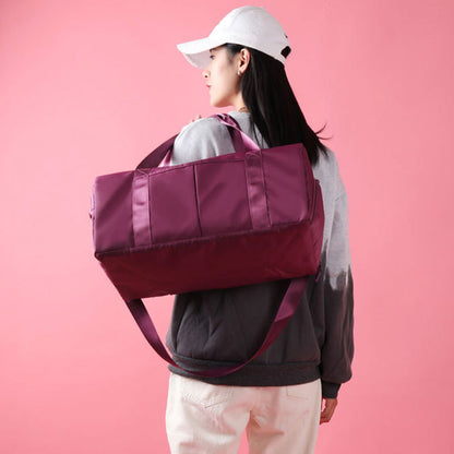 Water-Resistant Fitness Travel Duffel Bag - Versatile Weekender for Men and Women
